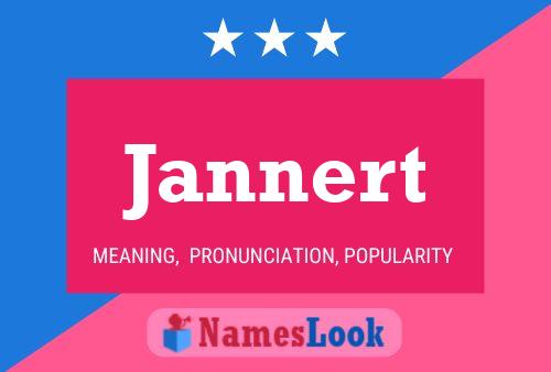 Jannert Name Poster