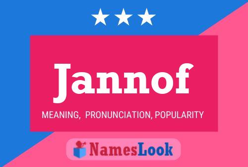 Jannof Name Poster