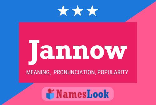 Jannow Name Poster