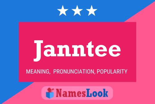 Janntee Name Poster