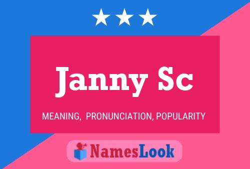 Janny Sc Name Poster