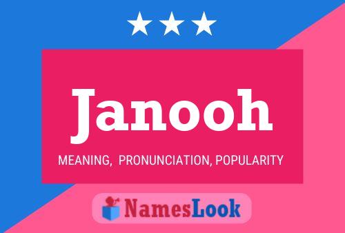 Janooh Name Poster