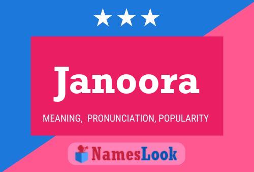 Janoora Name Poster