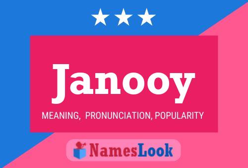 Janooy Name Poster