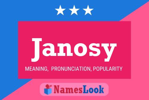 Janosy Name Poster