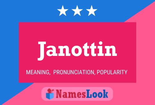 Janottin Name Poster