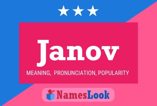 Janov Name Poster