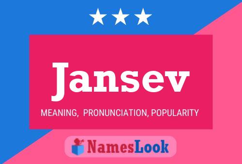 Jansev Name Poster