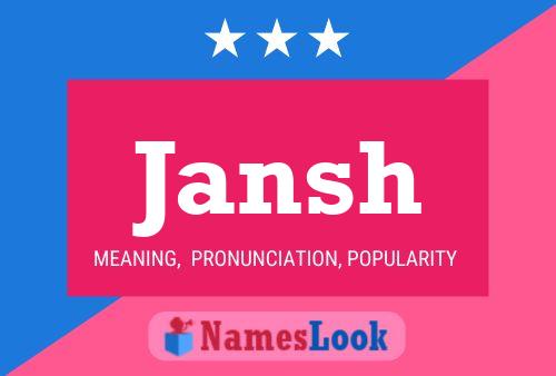 Jansh Name Poster