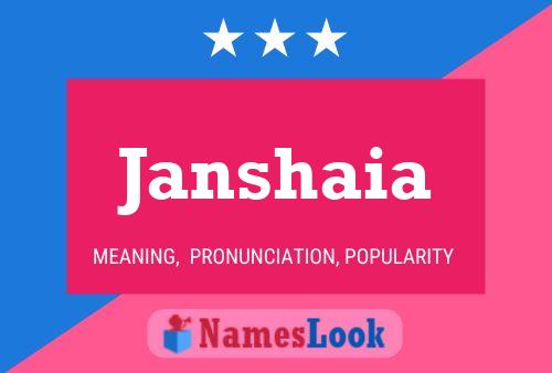 Janshaia Name Poster