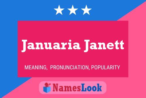 Januaria Janett Name Poster