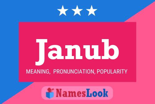 Janub Name Poster