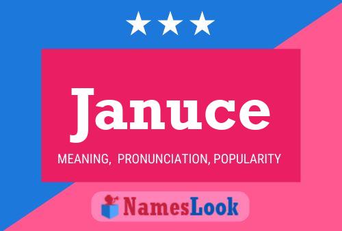 Januce Name Poster