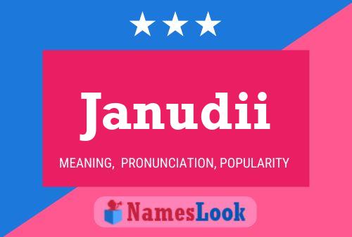 Janudii Name Poster