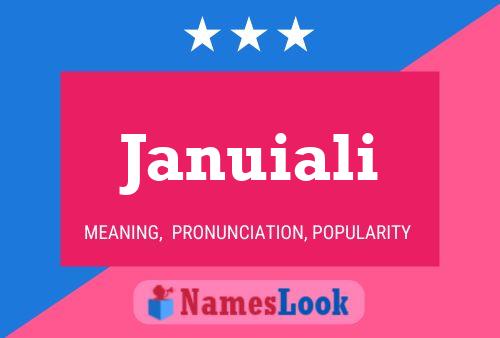 Januiali Name Poster