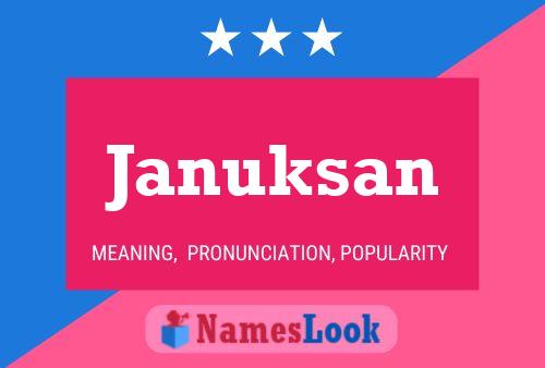 Januksan Name Poster