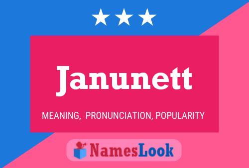 Janunett Name Poster