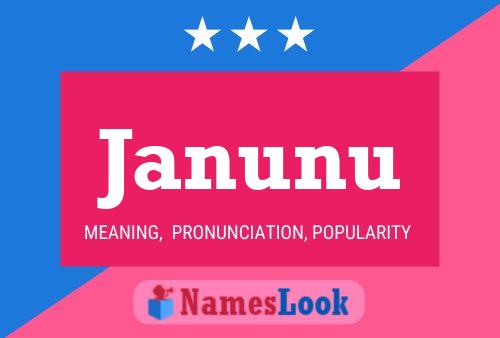 Janunu Name Poster