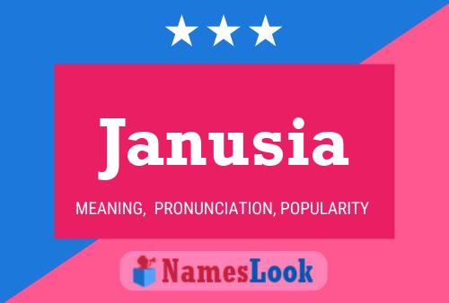 Janusia Name Poster