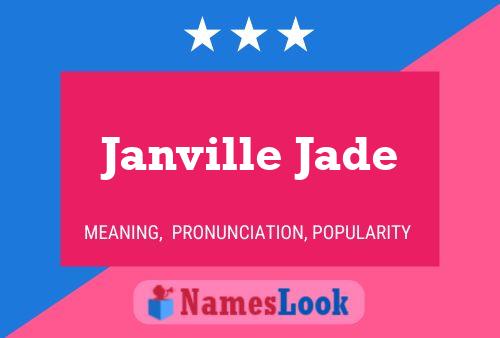 Janville Jade Name Poster