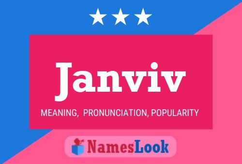 Janviv Name Poster