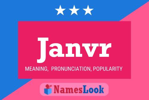 Janvr Name Poster