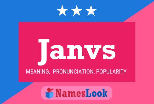 Janvs Name Poster