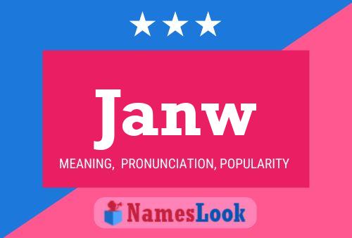 Janw Name Poster