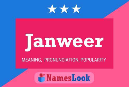 Janweer Name Poster