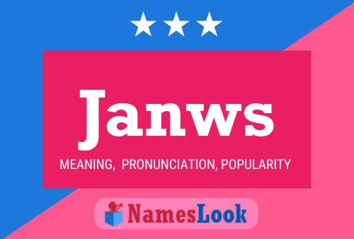 Janws Name Poster