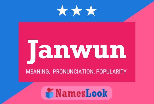 Janwun Name Poster