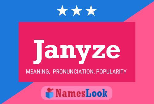 Janyze Name Poster