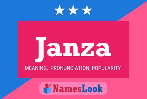 Janza Name Poster