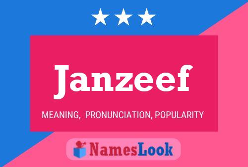 Janzeef Name Poster