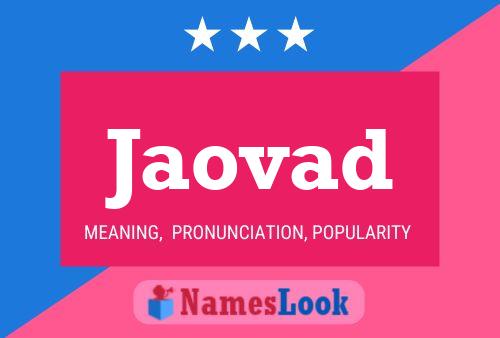 Jaovad Name Poster