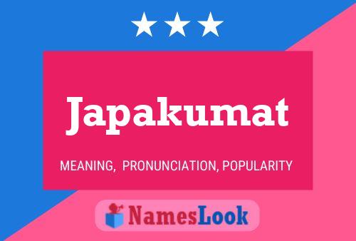 Japakumat Name Poster