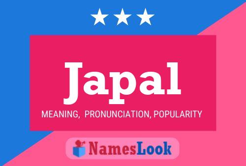 Japal Name Poster