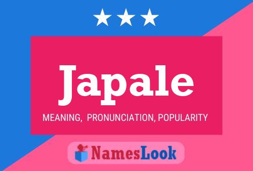 Japale Name Poster