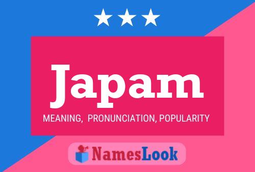 Japam Name Poster