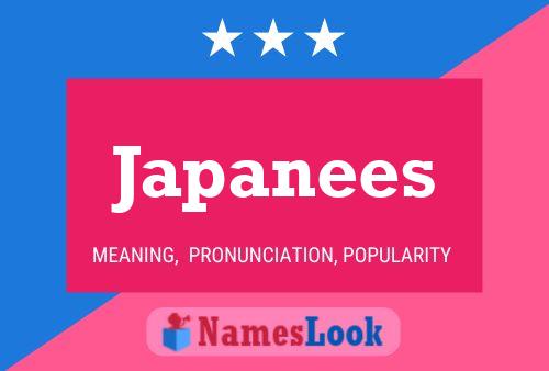 Japanees Name Poster