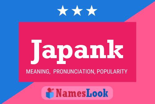 Japank Name Poster