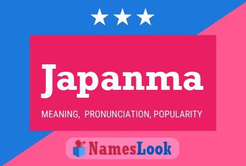 Japanma Name Poster