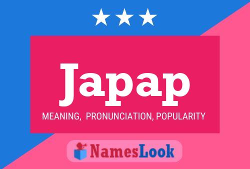 Japap Name Poster