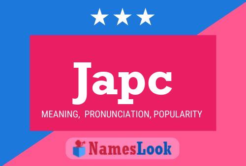 Japc Name Poster