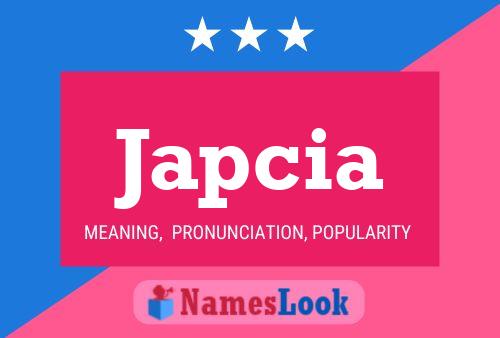 Japcia Name Poster