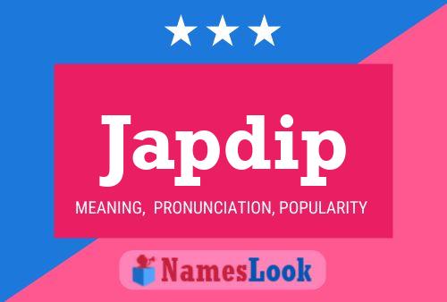 Japdip Name Poster