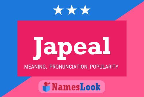 Japeal Name Poster