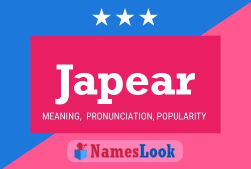 Japear Name Poster