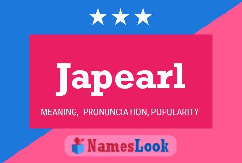 Japearl Name Poster