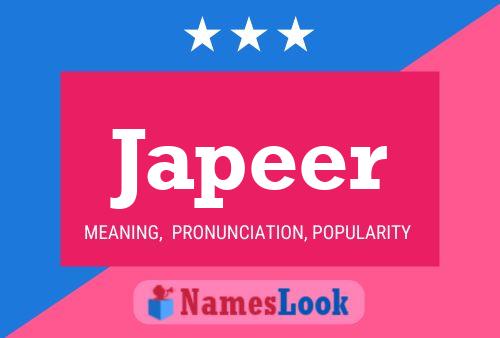 Japeer Name Poster